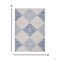 Homeroots 4 x 6 ft. Gray & Blue Diamonds Area Rug 385904 - alternate 5